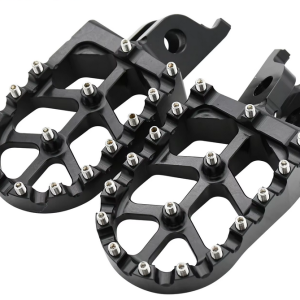FOOT PEGS ALUMININUM 02-25 HONDA CR F KAWASAKI KX F X 125 250 150 300 450