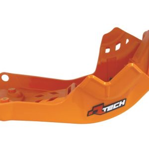 PLASTIC SKID PLATE KTM 125/150 2023-24, RTECH R-PMKTMAR0154, PLASTIC ENGINE COVER