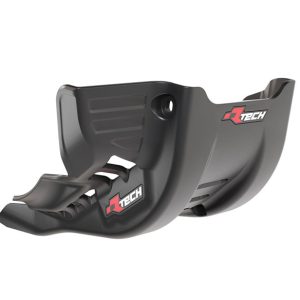 PLASTIC SKID PLATE KAWASAKI KX450 2024-25, RTECH R-PMKX0NR0024, PLASTIC ENGINE COVER BLACK