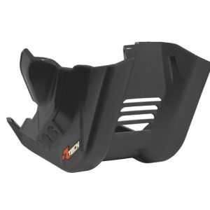 PLASTIC SKID PLATE BLACK, KTM 250/350/450 SX-F 2023-24, RTECH R-PMKTMNR4523, PLASTIC ENGINE COVER