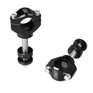 OVERSIZE BAR MOUNTS BLACK 99-26 HONDA CR CRF 125 250 450 28.6mm 30 35 40 45mm STOCK CLAMPS SCAR P62
