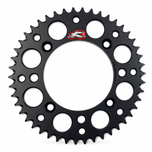 REAR SPROCKET BLACK ALLOY RENTHAL 46T, 2025 GASGAS/HUSQVARNA/KTM, ULTRALITE 518U-420-46GPBK