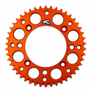 REAR SPROCKET ORANGE ALLOY RENTHAL 46T, 2025 GASGAS/HUSQVARNA/KTM, ULTRALITE 518U-420-46GPOR