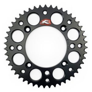 REAR SPROCKET BLACK ALLOY RENTHAL 47T, 2025 GASGAS/HUSQVARNA/KTM, ULTRALITE 518U-420-47GPBK