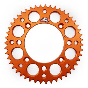 REAR SPROCKET ORANGE ALLOY RENTHAL 47T, 2025 GASGAS/HUSQVARNA/KTM, ULTRALITE 518U-420-47GPOR