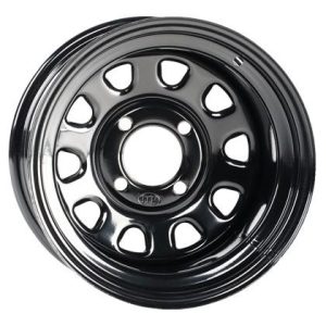 RIM STEEL WHEEL 14x7, 4/137, ITP DELTA BLACK 4+3, 12MM STUD, 1422319014B