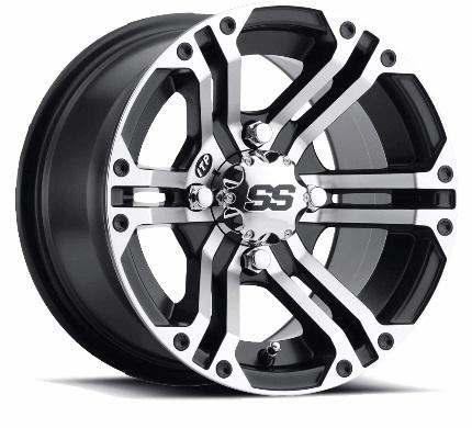 ITP ALOY WHEEL SS212 12x7 4/137, 1228368404B, RIM, 5+2, SILVER