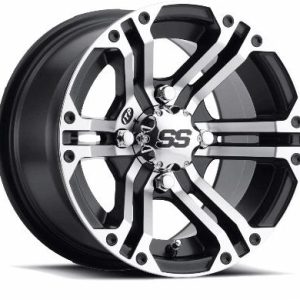 ITP ALOY WHEEL SS212 14x8 4/156, 1428376404B, RIM, 5+3, SILVER