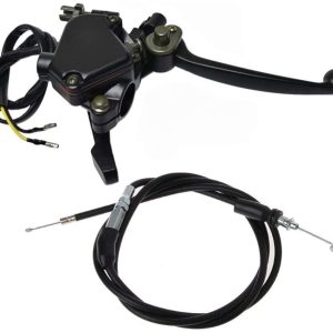 LEVER THUMB THROTTLE ASSY + CABLE.