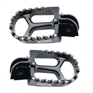 FOOT PEGS BLACK GASGAS/HUSQVARNA/KTM, FIR ASF-05, CNC ALLOY, 59003041250, 59003040250