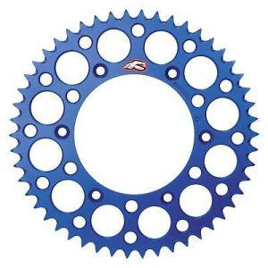 REAR SPROCKET ALLOY RENTHAL BLUE, ULTRALITE 441U-428-50GPBU, 441U-428-50GPBU