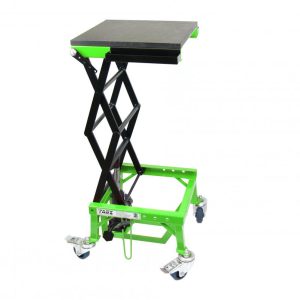 TAGZ WHEEL ABOUT LIFT 150KG FREIGHT GREEN/BLACK HYDRAULIC SCISSOR STAND MAX LIFT WEIGHT 150KG
