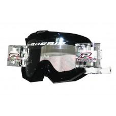 PROGRIP BASELINE XL ROLL OFF, 36MM X/LARGE GOGGLE RNR, PG3201/RO/XL.BK BLACK