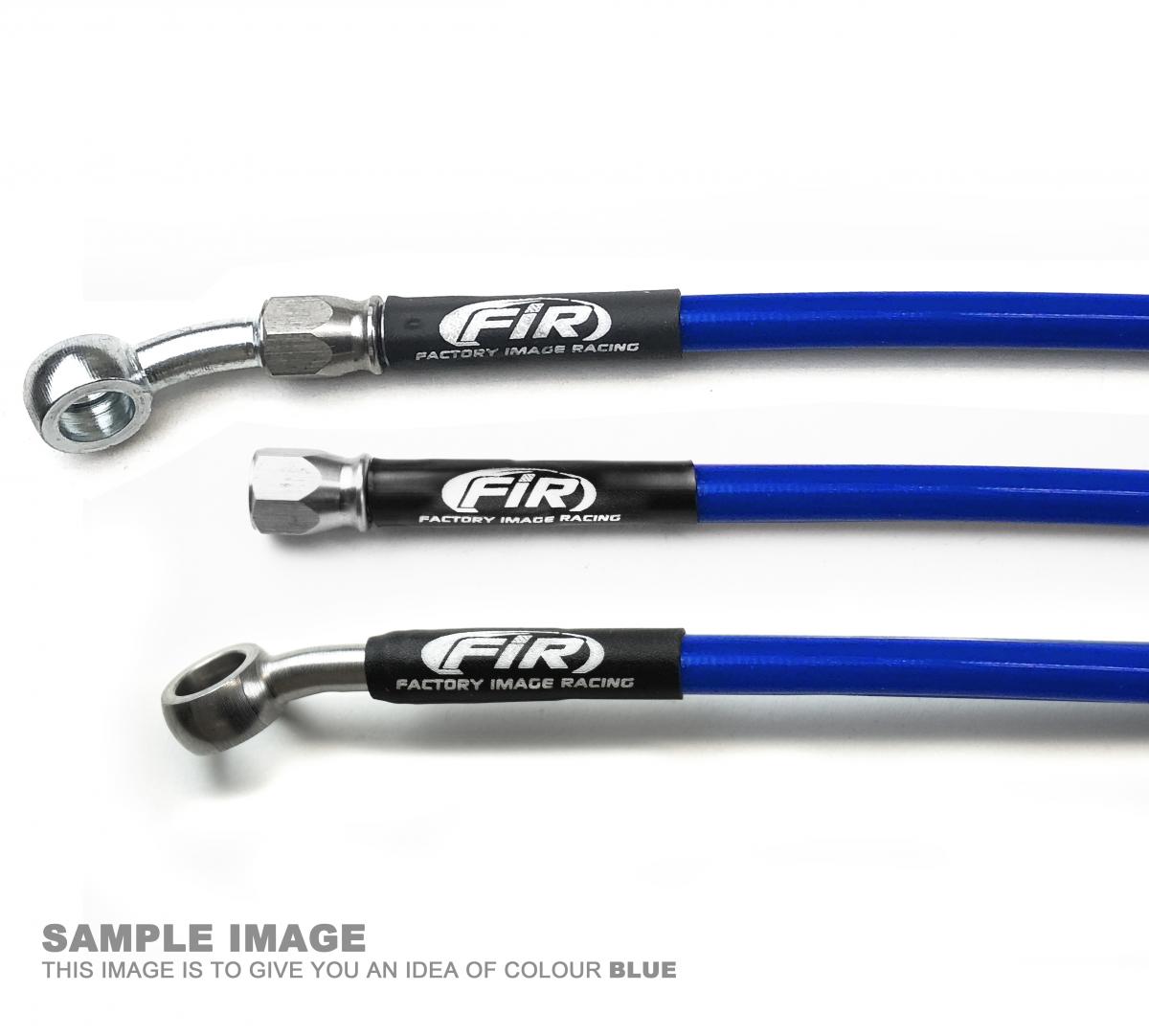 HOSE REAR BRAKE BLUE / BLK, 1996-1998 TM125 TM250 FIR