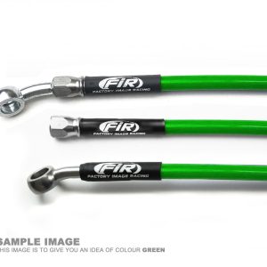 HOSE FRONT BRAKE GREEN / GRN KAWASAKI KLX250 KLX300