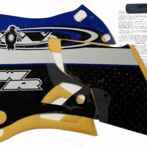 97-01 WR250 YAMAHA RAD AND, TANK, DECAL KIT