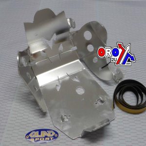 SKIDPLATE ENDURO 06-08 KXF450, 120410235, ALUMINIUM BASH PLATE