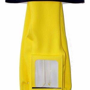 96-01 YZ125/250 SEAT COVER, YELLOW YAMAHA, W/POCKET