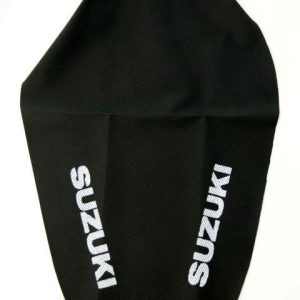 01-08 RM125/250 GRIP COVER, SUZUKI BLACK WAMC