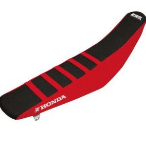 CRF250 CRF450 ZEBRA RED/BLK, 2018 DESIGN ONLY 5 STRIPES, SEAT COVER BLACKBIRD 1147Z