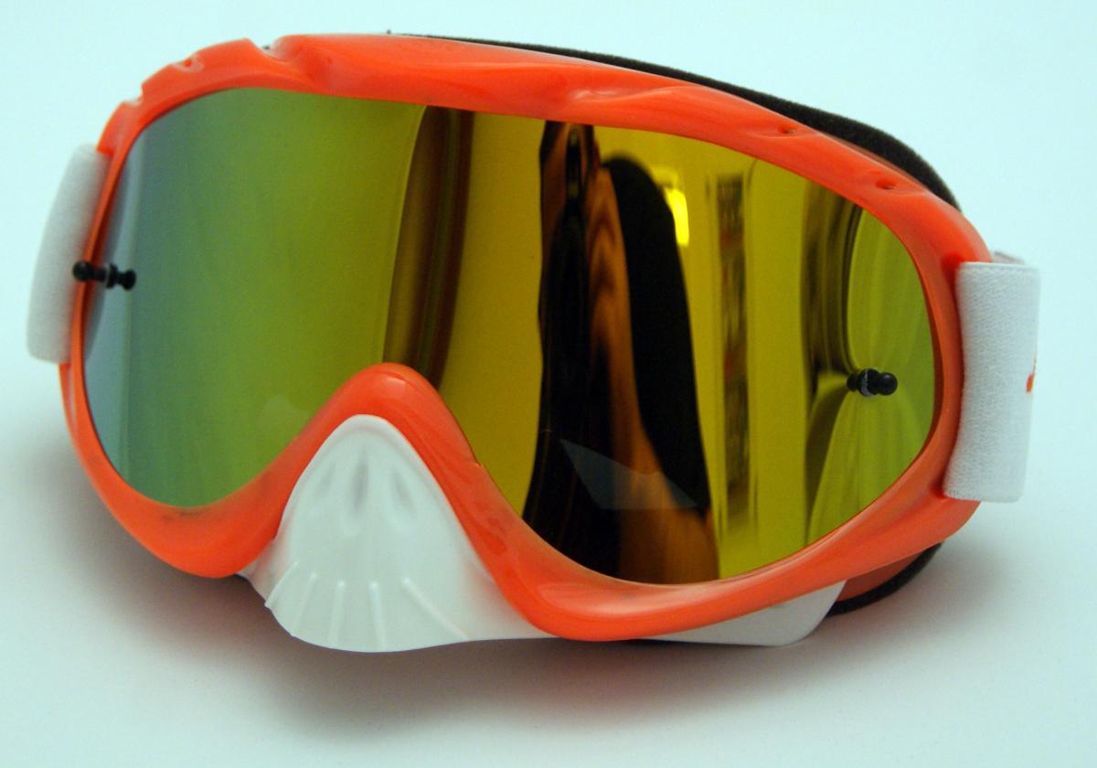 RNR HYBRID ORANGE MIRRORED LENS, ORANGE GOGGLE, GH461M, MIRRORED LENS