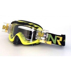 RNR HYBRID YELLOW FULLY LOADED ROLL OFF, YELLOW GOGGLE, GH48, ROLL & TEAR OFF