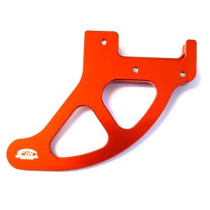 KTM HUSQ SHERCO REAR DISC GUARD, FIR ASRDG-01, ORANGE, 5481096120030