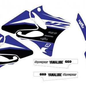 02-14 YZ125/250 YAMAHA FACTORY, BLACKBIRD 8231R9 DECAL 2019